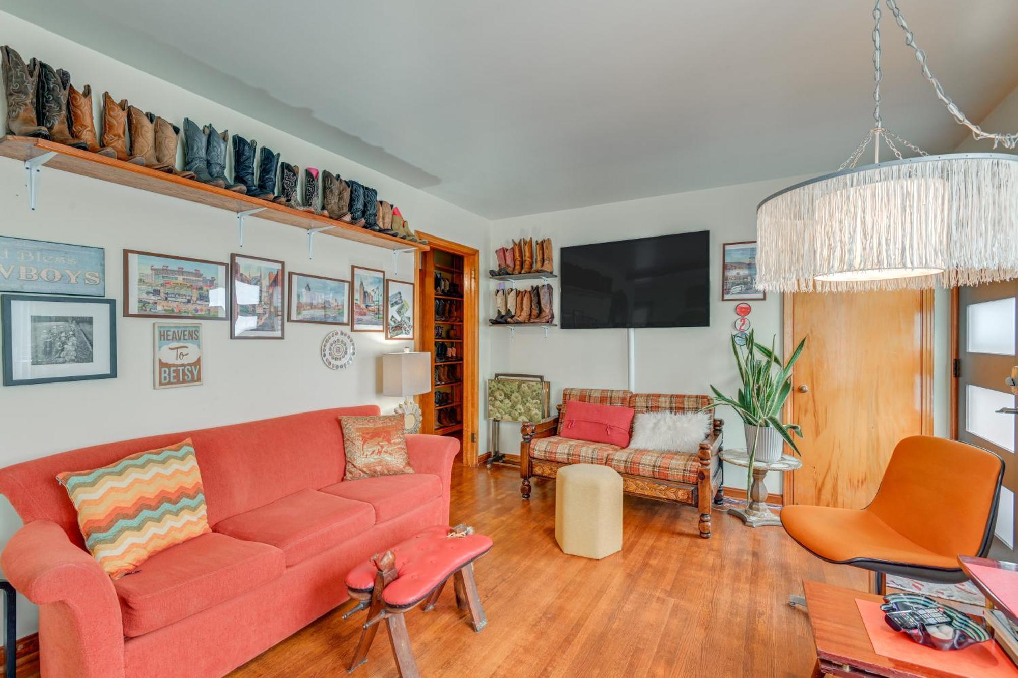 6 Mi To Downtown 70S-Themed Home In Nashville! Екстериор снимка